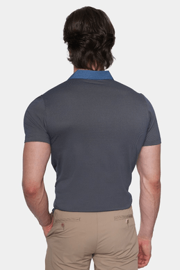 The Mercerized Polo (Nautical Blue)