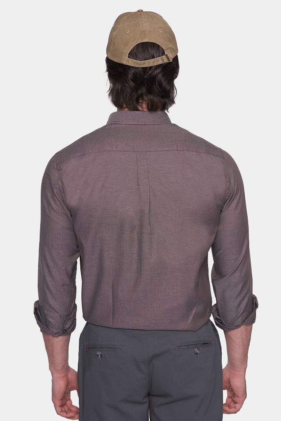 Premium Cotton Dress Shirt (coffee)