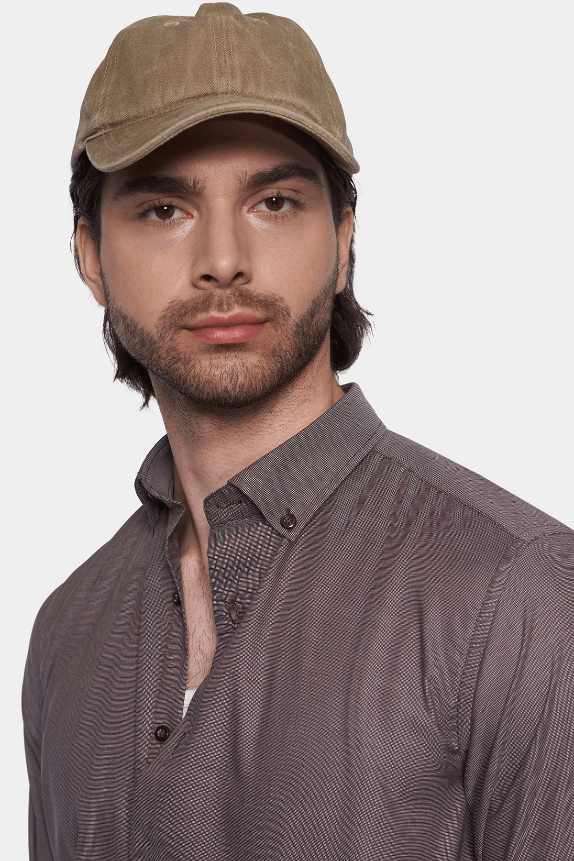 Premium Cotton Dress Shirt (coffee)