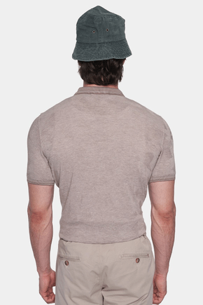 The Mercerized Cotton Polo (Pale Beige)