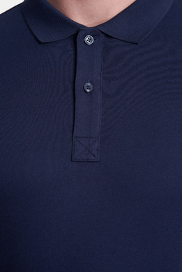 The Mercerized Cotton Polo (Deep Sea)
