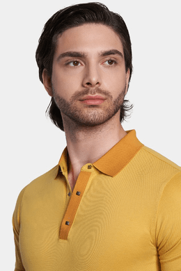 The Mercerized Cotton Polo (Nitro Yellow)