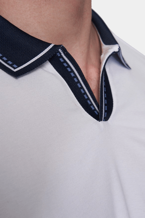 The Mercerized Cotton Open Polo (Monaco White)