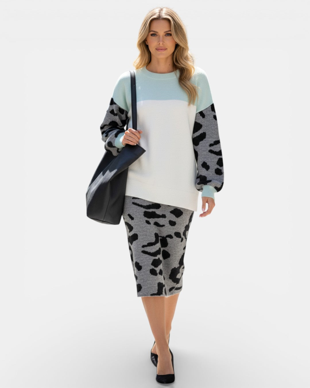 Sasha Stretch Knitted Sweater Top As Is / XS / 21031SW