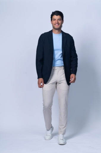 Portofino Navy Ultra Stretch Nylon Blazer
