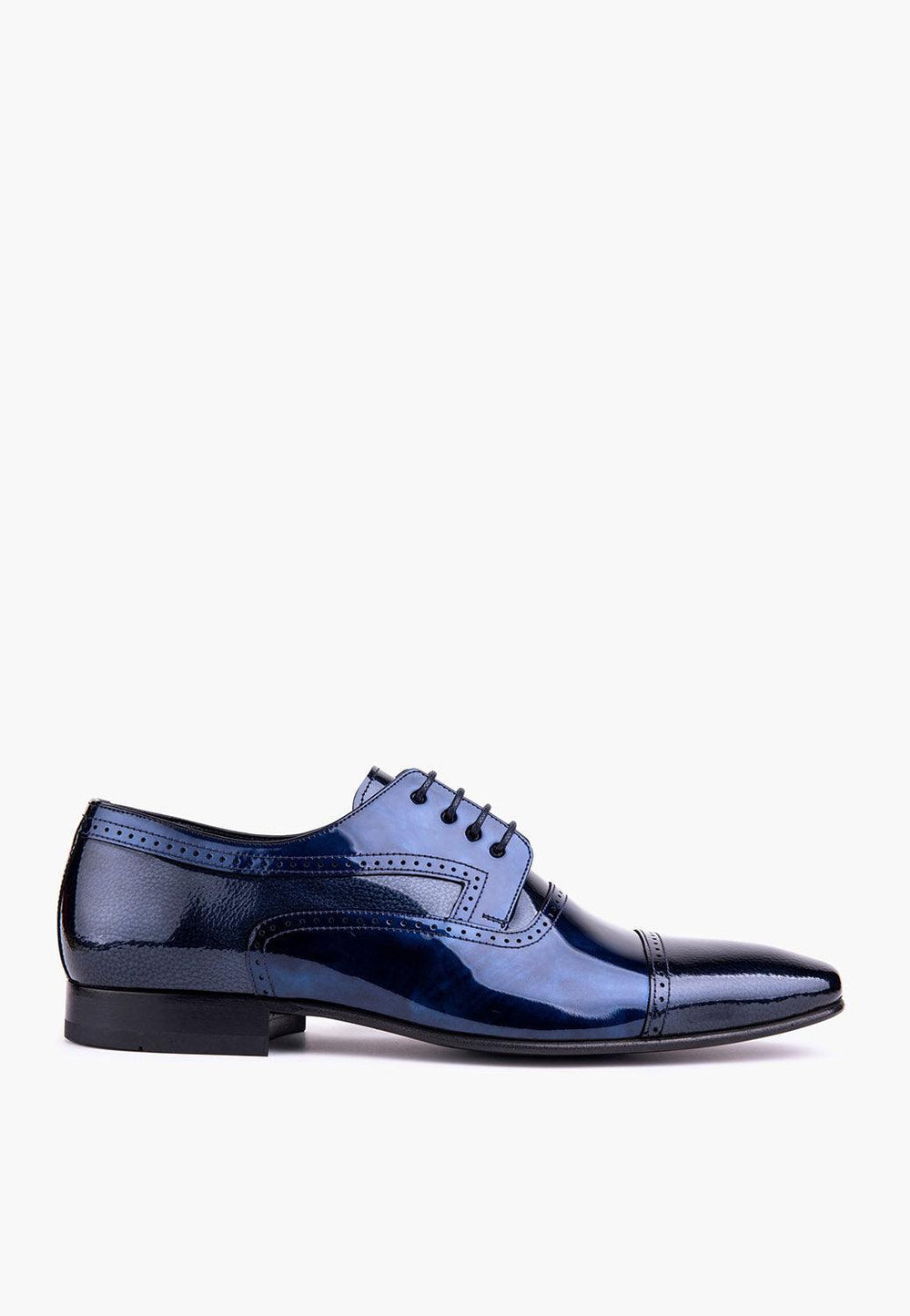 Sleek Lace Up Navy-Grey - SEPOL Shoes