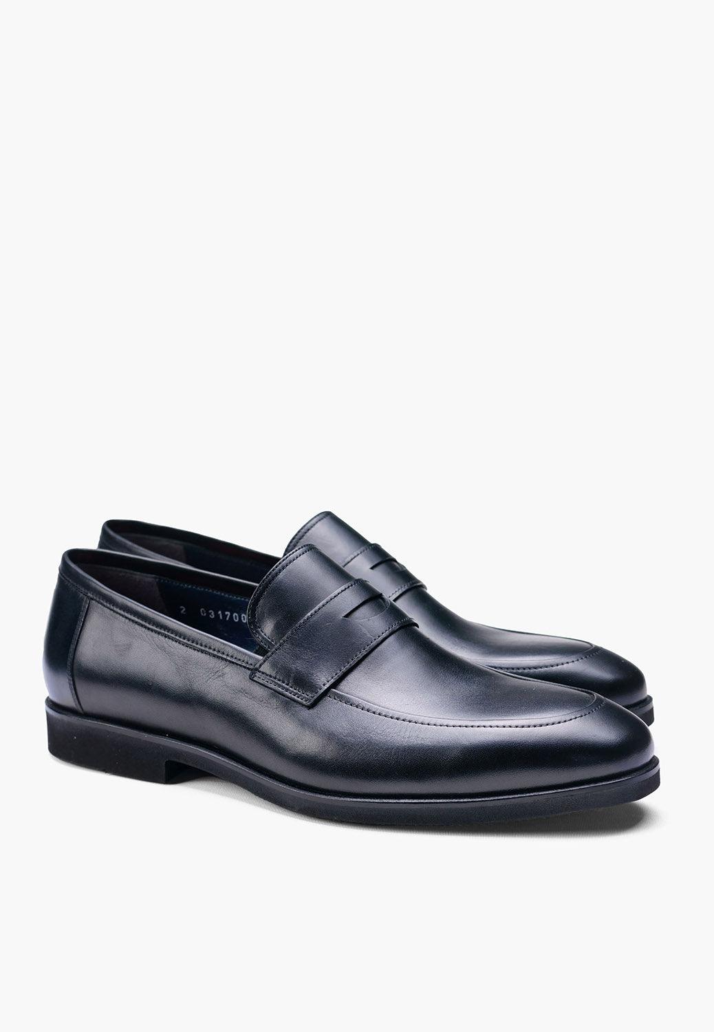 Soho Penny Loafer Black - SEPOL Shoes