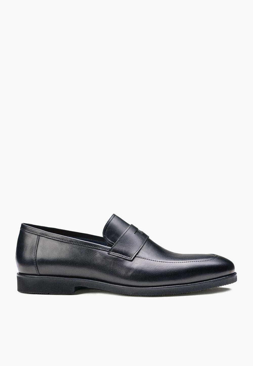 Soho Penny Loafer Black - SEPOL Shoes