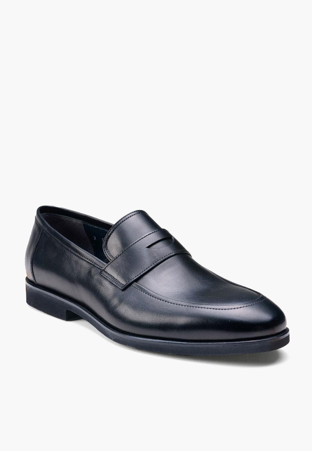 Soho Penny Loafer Black - SEPOL Shoes