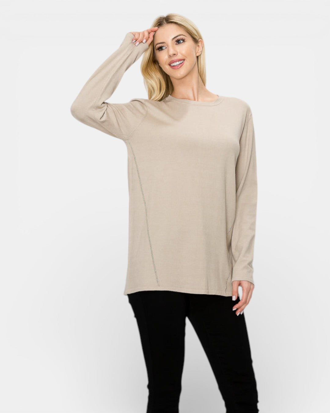 Solita Sweater Knitted Top 52358SW / Khaki / XS