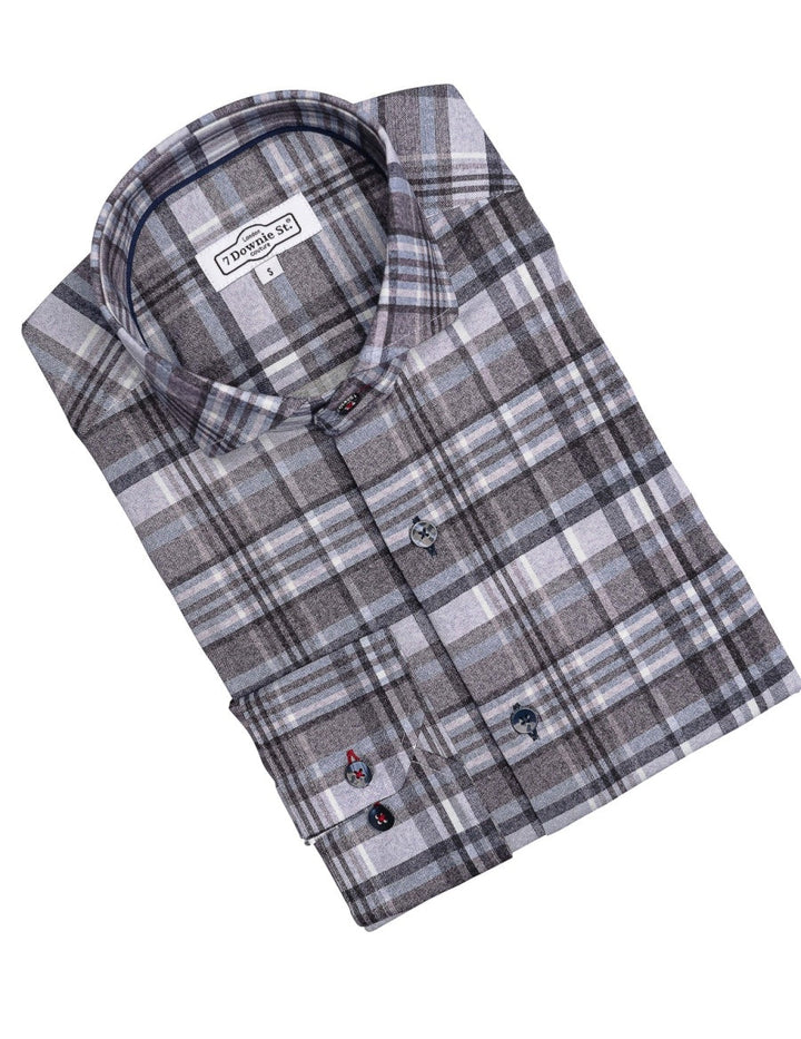 Amore Long Sleeve Button Up Shirt Flannel