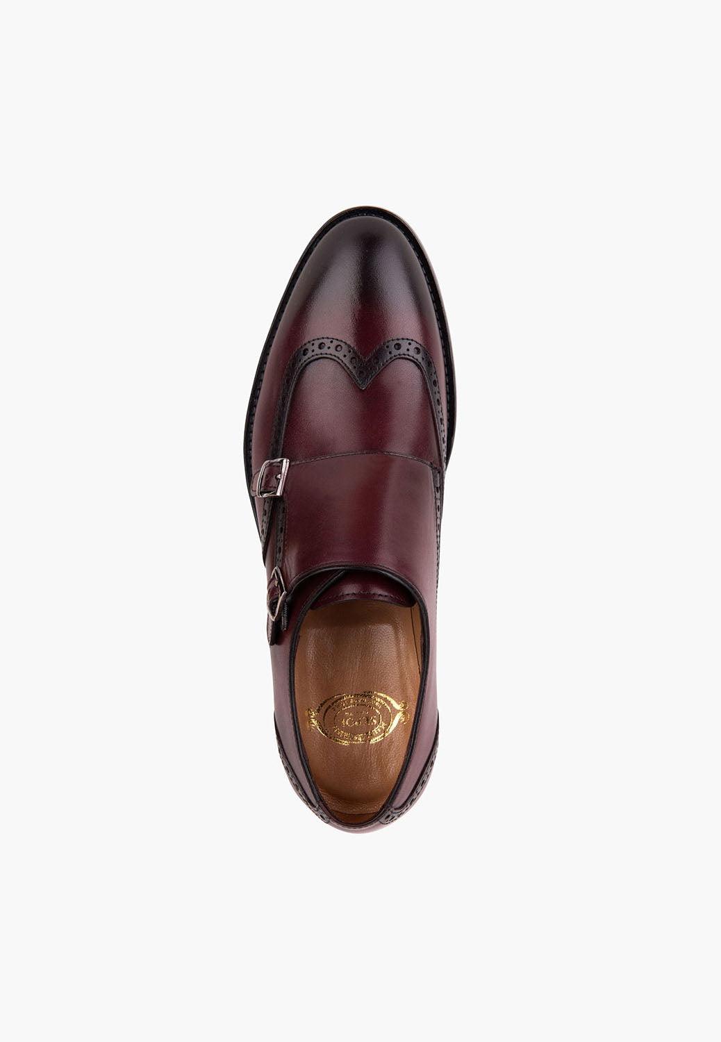 Vegas Double Monk Burgundy - SEPOL Shoes