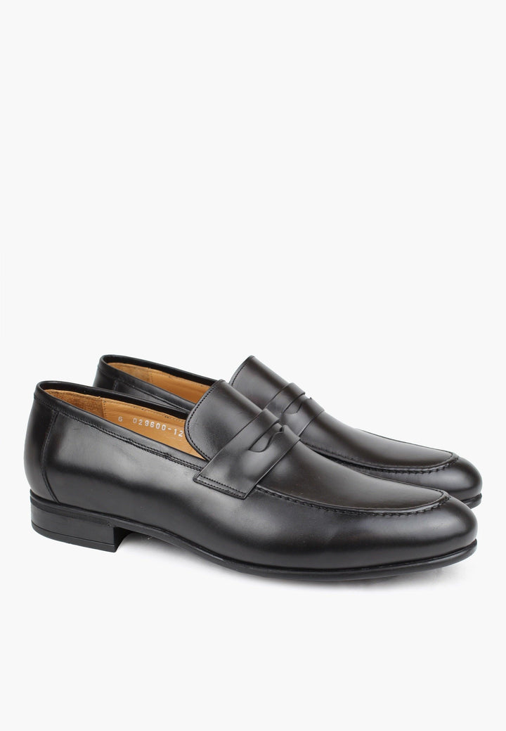 Sepol Vegas Penny Loafer in Black