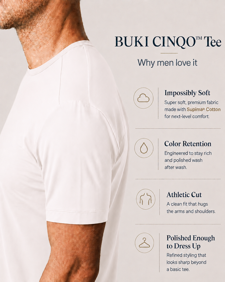 Buki State of the Art Supima Tee - White