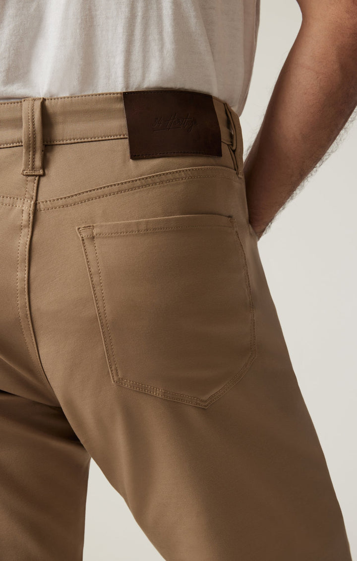 34 Heritage Charisma Relaxed Straight Pants in Khaki High Flyer, detail