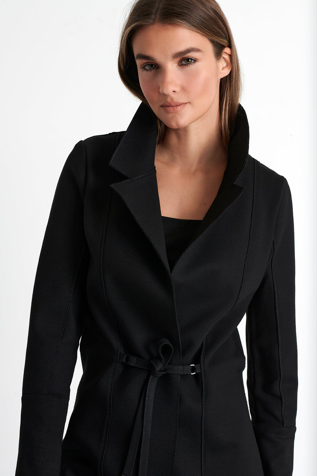 52227-78-800 - Structured 3D Jersey Blazer 02 / 800 Caviar / 75% POLYAMIDE, 25% ELASTANE