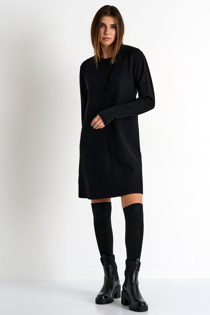 52276-77-800 - Dress 2 / 800 Caviar / 100% WOOL