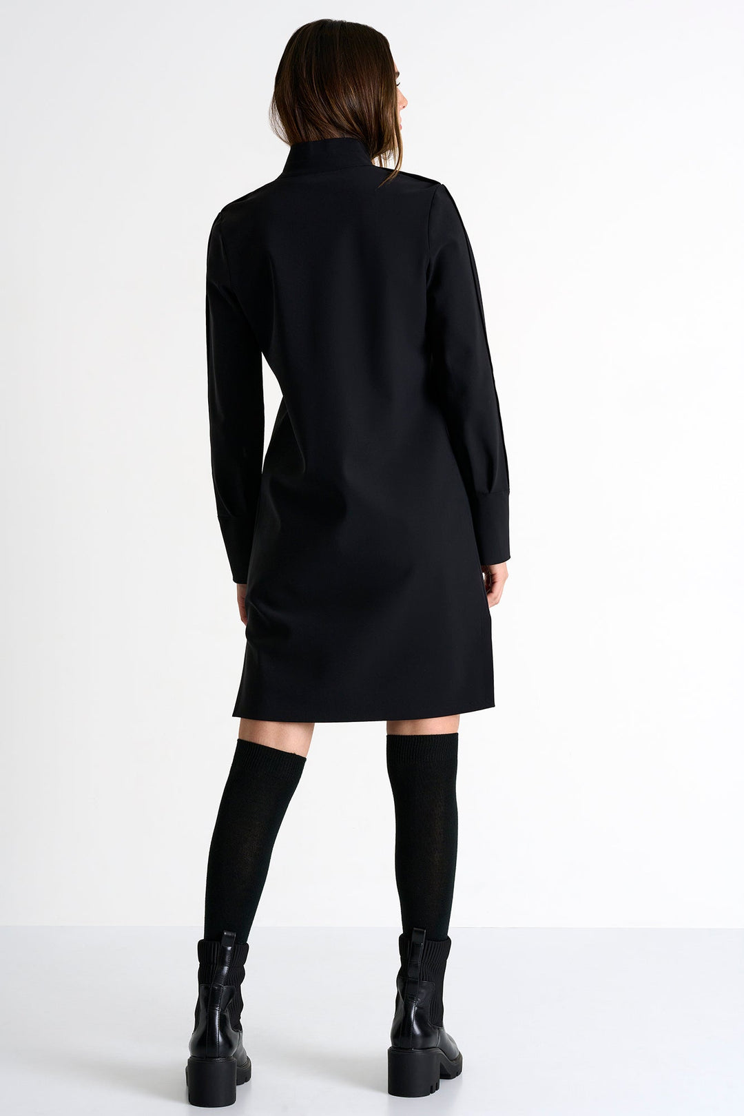 52286-66-800 - Long Sleeve Dress 2 / 800 Caviar / 75% POLYAMIDE, 25% ELASTANE