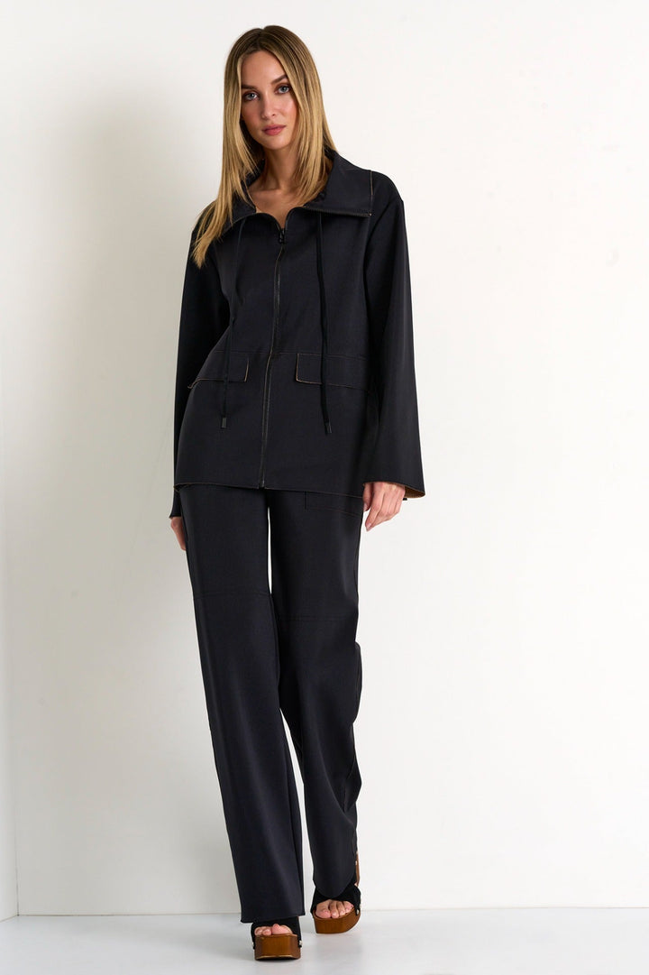 Casual Chic Jacket - 52326-79-820 02 / 820 Caviar & Champagne / 75% POLYAMIDE, 25% ELASTANE