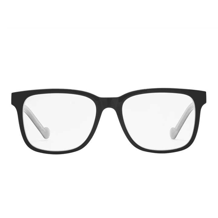 transition reading glasses oversized black gray