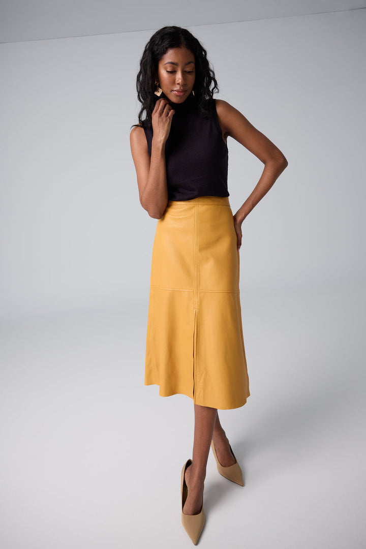 A-line midi skirt