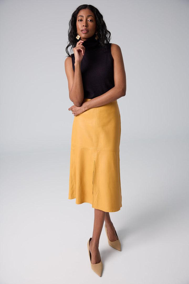 A-line midi skirt