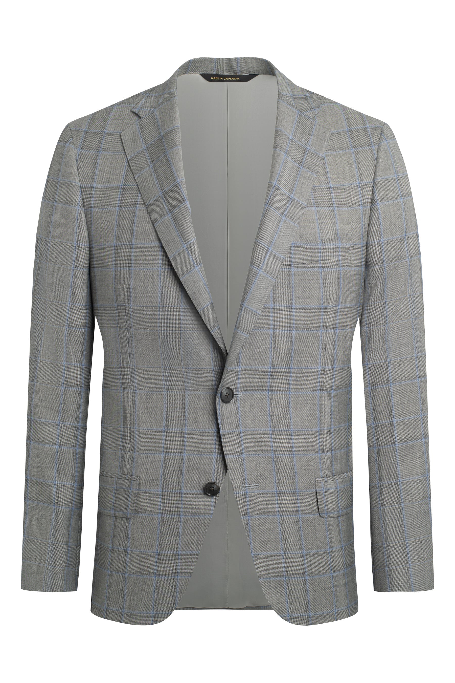 Grey Blue Plaid Tasmanian Jacket – Morneault's Stackpole Moore Tryon