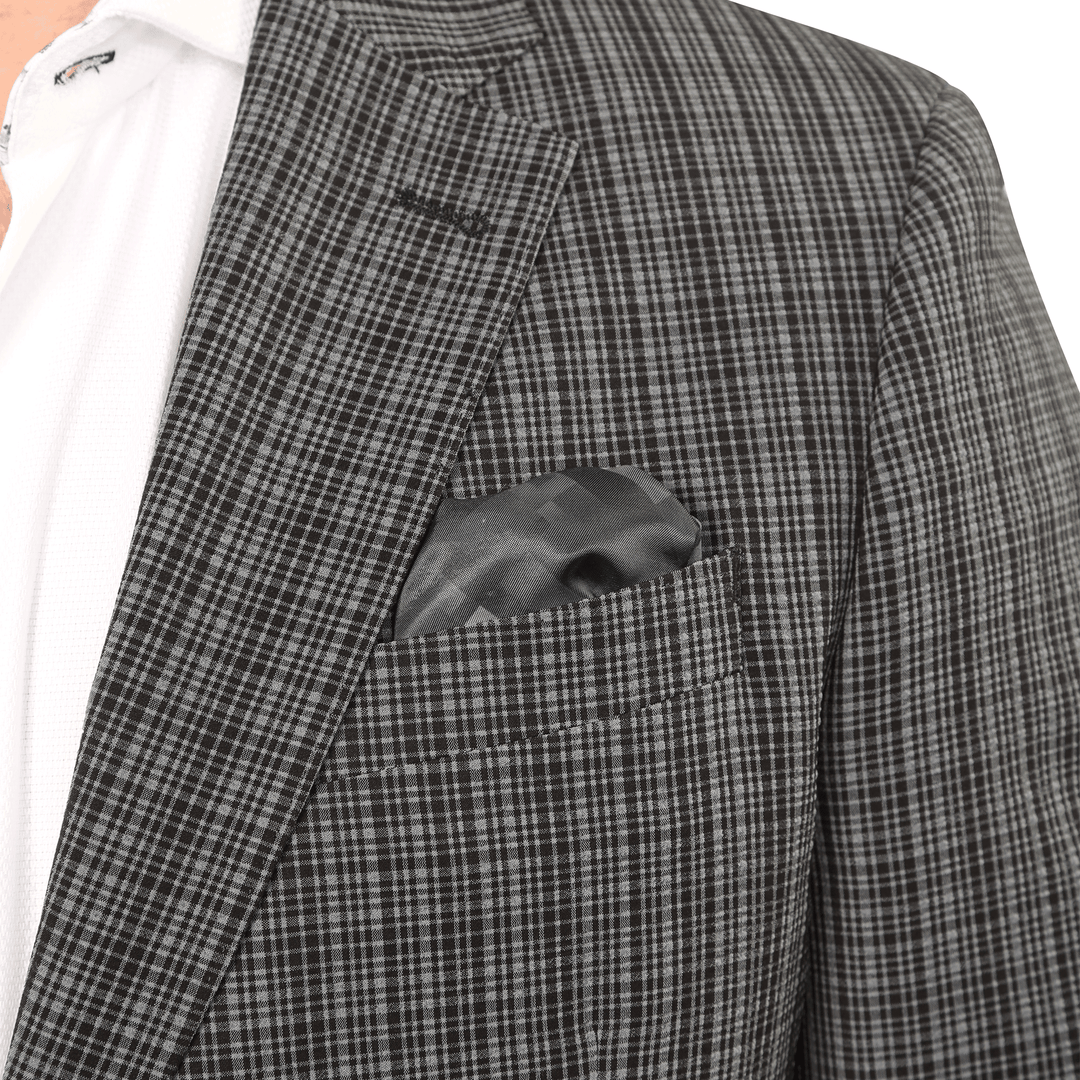 Jett Grey Seersucker Check Blazer - 7 Downie St.®